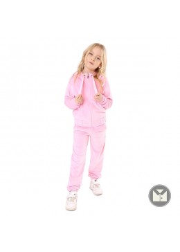 Timbo розовый велюровый спортивный костюм для девочки Monica K064390